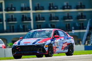 #78 Hyundai Elantra N TC of Genracer / Ricca Autosport, driven by Jeff Ricca, TC Florida, SRO America, Sebring, Sebring International Raceway, September 2023
 | ©Copyright: Frederick Hardy II / SRO 2023/  

All rights reserved. No Usage Without Permission
