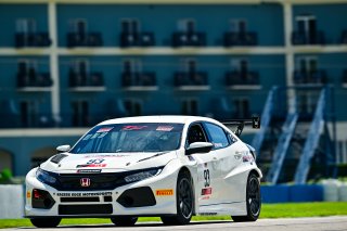 #93 Honda Civic Type-R TCX of Ian Lacy Racing, driven by Christopher DeFreitas, TCX Florida, SRO America, Sebring, Sebring International Raceway, September 2023
 | ©Copyright: Frederick Hardy II / SRO 2023/  

All rights reserved. No Usage Without Permission