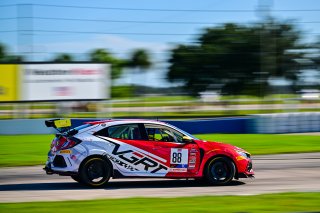 #88 Honda Civic Si FE1 of VGRT, driven by Ruben Iglesias Jr., TCA Florida, SRO America, Sebring, Sebring International Raceway, September 2023
 | &copy;Copyright: Frederick Hardy II / SRO 2023/  

All rights reserved. No Usage Without Permission