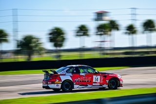 #14 BMW M2 CS (Cup) of AOA Racing, driven by Kenny Schmied, TCX Florida, SRO America, Sebring, Sebring International Raceway, September 2023
 | &copy;Copyright: Frederick Hardy II / SRO 2023/  

All rights reserved. No Usage Without Permission