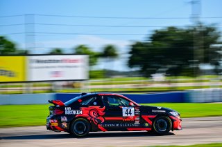 #44 BMW M2 CS (Cup) of Rooster Hall Racing, driven by Colin Garrett, TCX Florida, SRO America, Sebring, Sebring International Raceway, September 2023
 | &copy;Copyright: Frederick Hardy II / SRO 2023/  

All rights reserved. No Usage Without Permission