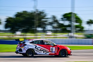 #88 Honda Civic Si FE1 of VGRT, driven by Ruben Iglesias Jr., TCA Florida, SRO America, Sebring, Sebring International Raceway, September 2023
 | ©Copyright: Frederick Hardy II / SRO 2023/  

All rights reserved. No Usage Without Permission