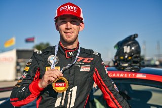 #44 BMW M2 CS (Cup) of Rooster Hall Racing, driven by Colin Garrett, TCX Florida, SRO America, Sebring, Sebring International Raceway, September 2023
 | ©Copyright: Frederick Hardy II / SRO 2023/  

All rights reserved. No Usage Without Permission