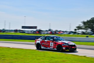 #14 BMW M2 CS (Cup) of AOA Racing, driven by Kenny Schmied, TCX Florida, SRO America, Sebring, Sebring International Raceway, September 2023
 | &copy;Copyright: Frederick Hardy II / SRO 2023/  

All rights reserved. No Usage Without Permission