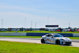 #23 Subaru BRZ  of TechSport Racing, driven by Shaoyi Che, TCA Florida, SRO America, Sebring, Sebring International Raceway, September 2023
 | ©Copyright: Frederick Hardy II / SRO 2023/  

All rights reserved. No Usage Without Permission