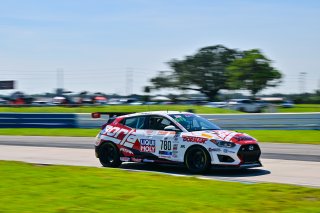 #780 Hyundai Veloster N DCT TC (2021 - ) of GenRacer, driven by Sally McNulty, TC Florida, SRO America, Sebring, Sebring International Raceway, September 2023
 | ©Copyright: Frederick Hardy II / SRO 2023/  

All rights reserved. No Usage Without Permission
