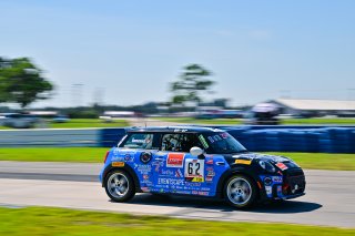 #62 Mini JCW (2019 - ) of MINI JCW Team, driven by P.J. Groenke, TCA Florida, SRO America, Sebring, Sebring International Raceway, September 2023
 | ©Copyright: Frederick Hardy II / SRO 2023/  

All rights reserved. No Usage Without Permission