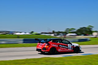 #7 Honda Civic Type-R (2017 - ) of Skip Barber Racing School, driven by Celso Neto, TC Florida, SRO America, Sebring, Sebring International Raceway, September 2023
 | ©Copyright: Frederick Hardy II / SRO 2023/  

All rights reserved. No Usage Without Permission