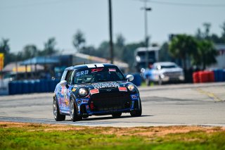 \#62 Mini JCW (2019 - ) of MINI JCW Team, driven by P.J. Groenke, TCA Florida, SRO America, Sebring, Sebring International Raceway, September 2023
 | ©Copyright: Frederick Hardy II / SRO 2023/  

All rights reserved. No Usage Without Permission