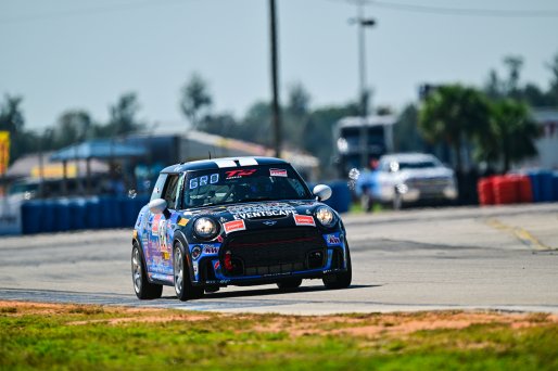 \#62 Mini JCW (2019 - ) of MINI JCW Team, driven by P.J. Groenke, TCA Florida, SRO America, Sebring, Sebring International Raceway, September 2023
 | &copy;Copyright: Frederick Hardy II / SRO 2023/  

All rights reserved. No Usage Without Permission