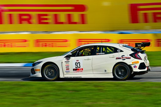 #93 Honda Civic Type-R TCX of Ian Lacy Racing, driven by Christopher DeFreitas, TCX Florida, SRO America, Sebring, Sebring International Raceway, September 2023
 | ©Copyright: Frederick Hardy II / SRO 2023/  

All rights reserved. No Usage Without Permission