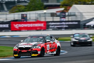 #14 BMW M2 CS (Cup) of AOA Racing, driven by Kenny Schmied, TCX Indiana, Indianapolis, Indianapolis Motor Speedway, Oct. 2023, SRO America
 | &copy;Copyright: Frederick Hardy II / SRO 2023/  

All rights reserved. No Usage Without Permission
