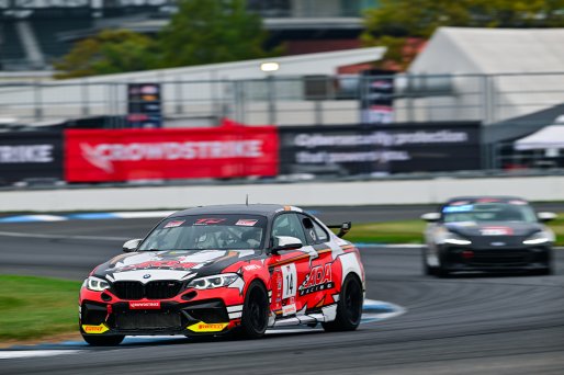 #14 BMW M2 CS (Cup) of AOA Racing, driven by Kenny Schmied, TCX Indiana, Indianapolis, Indianapolis Motor Speedway, Oct. 2023, SRO America
 | ©Copyright: Frederick Hardy II / SRO 2023/  

All rights reserved. No Usage Without Permission