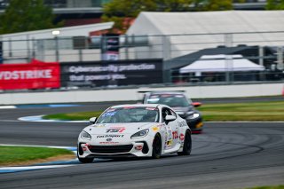 #23 Subaru BRZ  of TechSport Racing, driven by Shaoyi Che, TCA Indiana, Indianapolis, Indianapolis Motor Speedway, Oct. 2023, SRO America
 | &copy;Copyright: Frederick Hardy II / SRO 2023/  

All rights reserved. No Usage Without Permission