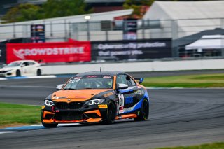 #09 BMW M2 CS (Cup) of Fast Track Racing, driven by Maddie Aust, TCX Indiana, Indianapolis, Indianapolis Motor Speedway, Oct. 2023, SRO America
 | &copy;Copyright: Frederick Hardy II / SRO 2023/  

All rights reserved. No Usage Without Permission