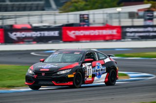 #07 Honda Civic Si (2017 ? ) of LA Honda World Racing, driven by Mario Biundo, TCA Indiana, Indianapolis, Indianapolis Motor Speedway, Oct. 2023, SRO America
 | &copy;Copyright: Frederick Hardy II / SRO 2023/  

All rights reserved. No Usage Without Permission