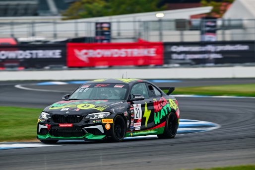 #21 BMW M2 CS (Cup) of Fast Track Racing, driven by Adam Gleason, TCX Indiana, Indianapolis, Indianapolis Motor Speedway, Oct. 2023, SRO America
 | &copy;Copyright: Frederick Hardy II / SRO 2023/  

All rights reserved. No Usage Without Permission