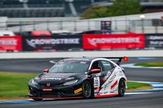 #99 Honda Civic Type-R TCX of VGRT, driven by Daijiro Yoshihara, TCX Indiana, Indianapolis, Indianapolis Motor Speedway, Oct. 2023, SRO America
 | &copy;Copyright: Frederick Hardy II / SRO 2023/  

All rights reserved. No Usage Without Permission