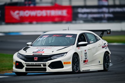 #93 Honda Civic Type-R TCX of Ian Lacy Racing, driven by Christopher DeFreitas, TCX Indiana, Indianapolis, Indianapolis Motor Speedway, Oct. 2023, SRO America
 | ©Copyright: Frederick Hardy II / SRO 2023/  

All rights reserved. No Usage Without Permission