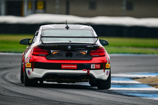 #14 BMW M2 CS (Cup) of AOA Racing, driven by Kenny Schmied, TCX Indiana, Indianapolis, Indianapolis Motor Speedway, Oct. 2023, SRO America
 | ©Copyright: Frederick Hardy II / SRO 2023/  

All rights reserved. No Usage Without Permission