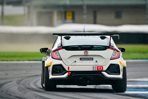 #93 Honda Civic Type-R TCX of Ian Lacy Racing, driven by Christopher DeFreitas, TCX Indiana, Indianapolis, Indianapolis Motor Speedway, Oct. 2023, SRO America
 | ©Copyright: Frederick Hardy II / SRO 2023/  

All rights reserved. No Usage Without Permission