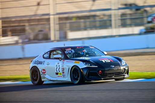 #22 Subaru BRZ  of TechSport Racing, driven by Devin Anderson, TCA Indiana, Indianapolis, Indianapolis Motor Speedway, Oct. 2023, SRO America
 | &copy;Copyright: Frederick Hardy II / SRO 2023/  

All rights reserved. No Usage Without Permission