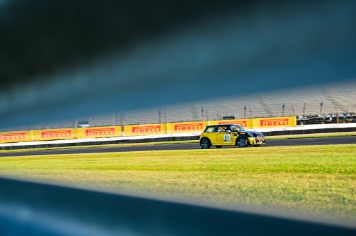 #63 Mini JCW (2019 - ) of MINI JCW Team, driven by Landon Lewis, TCA Indiana, Indianapolis, Indianapolis Motor Speedway, Oct. 2023, SRO America
 | &copy;Copyright: Frederick Hardy II / SRO 2023/  

All rights reserved. No Usage Without Permission