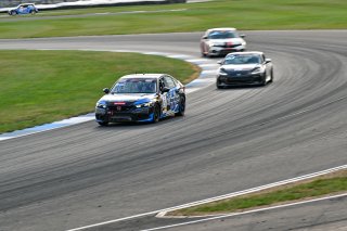 #5 Honda Civic Si FE1 of LA Honda World Racing, driven by Spencer Bucknum, TCA Indiana, Indianapolis, Indianapolis Motor Speedway, Oct. 2023, SRO America
 | &copy;Copyright: Frederick Hardy II / SRO 2023/  

All rights reserved. No Usage Without Permission