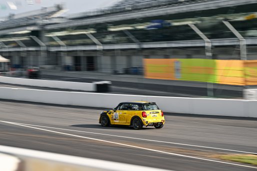 #63 Mini JCW (2019 - ) of MINI JCW Team, driven by Landon Lewis, TCA Indiana, Indianapolis, Indianapolis Motor Speedway, Oct. 2023, SRO America
 | &copy;Copyright: Frederick Hardy II / SRO 2023/  

All rights reserved. No Usage Without Permission