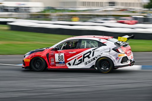 #88 Honda Civic Si FE1 of VGRT, driven by Ruben Iglesias Jr., TCA Indiana, Indianapolis, Indianapolis Motor Speedway, Oct. 2023, SRO America
 | &copy;Copyright: Frederick Hardy II / SRO 2023/  

All rights reserved. No Usage Without Permission