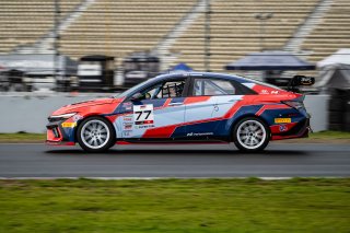#77 Hyundai Elantra N1 TC EVO of (TBD), Ricca Autosport, TC America Powered by Skip Barber Racing School, Sonoma Raceway, Sonoma, CA, March 28-30, 2025.
 | SRO Motorsports Group