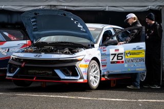 #76 Hyundai Elantra N1 TC EVO of PJ Groenke, Ricca Autosport, TC America Powered by Skip Barber Racing School, Sonoma Raceway, Sonoma, CA, March 28-30, 2025.
 | SRO Motorsports Group