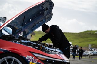 #76 Hyundai Elantra N1 TC EVO of PJ Groenke, Ricca Autosport, TC America Powered by Skip Barber Racing School, Sonoma Raceway, Sonoma, CA, March 28-30, 2025.
 | SRO Motorsports Group