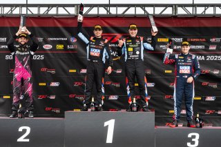 Podium at TC America Powered by Skip Barber Racing School, SRO America, Sonoma Raceway, Sonoma, CA, March 28-30, 2025.
 | SRO Motorsports Group