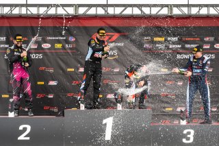 Podium at TC America Powered by Skip Barber Racing School, SRO America, Sonoma Raceway, Sonoma, CA, March 28-30, 2025.
 | SRO Motorsports Group