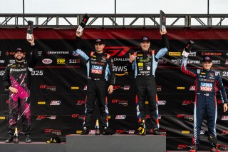 Podium at TC America Powered by Skip Barber Racing School, SRO America, Sonoma Raceway, Sonoma, CA, March 28-30, 2025.
 | SRO Motorsports Group