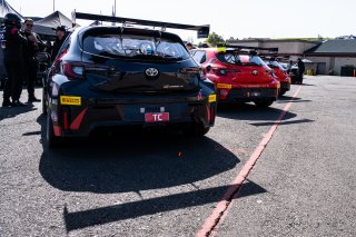 #61 Toyota GR Corolla TC of James Kilmas, Skip Barber Racing, TC America Powered by Skip Barber Racing School, Sonoma Raceway, Sonoma, CA, March 28-30, 2025.
 | SRO Motorsports Group