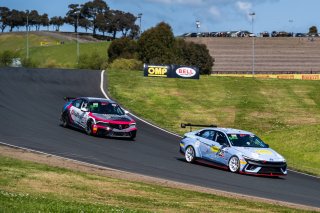 #76 Hyundai Elantra N1 TC EVO of PJ Groenke, Ricca Autosport, TC America Powered by Skip Barber Racing School, Sonoma Raceway, Sonoma, CA, March 28-30, 2025.
 | SRO Motorsports Group