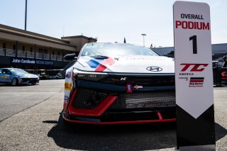 Podium at TC America Powered by Skip Barber Racing School, SRO America, Sonoma Raceway, Sonoma, CA, March 28-30, 2025.
 | SRO Motorsports Group