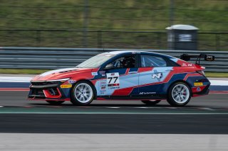 #77 Hyundai Elantra N1 TC EVO of (TBD), Ricca Autosport, TC America Powered by Skip Barber Racing School, Circuit of the Americas, Austin, TX, April 25-27, 2025.
 | SRO Motorsports Group