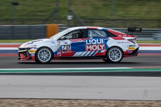 #78 Hyundai Elantra N1 TC of Jeff Ricca, Ricca Autosport, TC America Powered by Skip Barber Racing School, Circuit of the Americas, Austin, TX, April 25-27, 2025.
 | SRO Motorsports Group