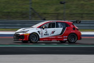 #4 Toyota GR Corolla TC of Jonathon Neudorf, JMF Motorsports, TC America Powered by Skip Barber Racing School, Circuit of the Americas, Austin, TX, April 25-27, 2025.
 | SRO Motorsports Group
