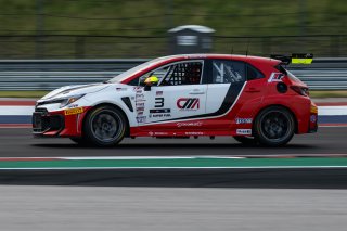 #3 Toyota GR Corolla TC of Antonio Constantino, JMF Motorsports, TC America Powered by Skip Barber Racing School, Circuit of the Americas, Austin, TX, April 25-27, 2025.
 | SRO Motorsports Group