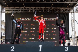 Podium at TC America Powered by Skip Barber Racing School, SRO America, Circuit of the Americas, Austin, TX, April 25-27, 2025.
 | SRO Motorsports Group