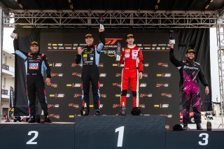 Podium at TC America Powered by Skip Barber Racing School, SRO America, Circuit of the Americas, Austin, TX, April 25-27, 2025.
 | SRO Motorsports Group