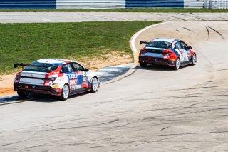 #74 Hyundai Elantra N1 TC EVO of CJ Sepulveda, Ricca Autosport, TC America Powered by Skip Barber Racing School, Sebring International Raceway, Sebring, FL, May 15-18, 2025.
 | Jason Doudt / SRO Motorsports Group
