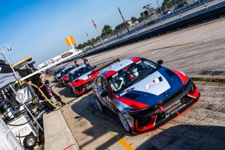 #74 Hyundai Elantra N1 TC EVO of CJ Sepulveda, Ricca Autosport, TC America Powered by Skip Barber Racing School, Sebring International Raceway, Sebring, FL, May 15-18, 2025.
 | SRO Motorsports Group