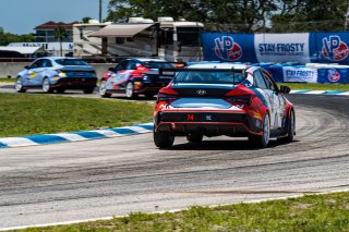 #74 Hyundai Elantra N1 TC EVO of CJ Sepulveda, Ricca Autosport, TC America Powered by Skip Barber Racing School, Sebring International Raceway, Sebring, FL, May 15-18, 2025.
 | SRO Motorsports Group
