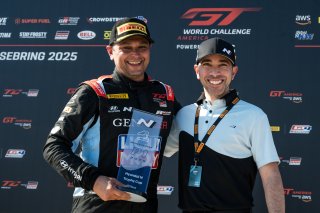 Podium at TC America Powered by Skip Barber Racing School, SRO America, Sebring International Raceway, Sebring, FL, May 15-18, 2025.
 | SRO Motorsports Group