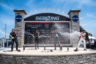 Podium at TC America Powered by Skip Barber Racing School, SRO America, Sebring International Raceway, Sebring, FL, May 15-18, 2025.
 | Jason Doudt / SRO Motorsports Group